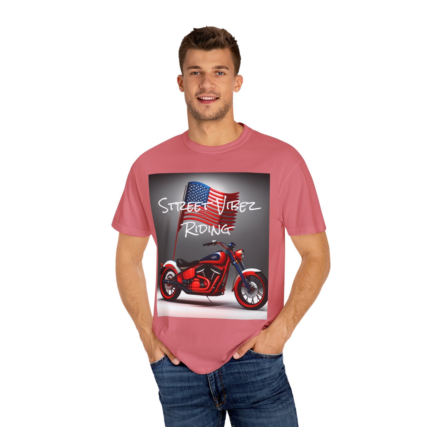 “4th” Unisex Garment-Dyed T-shirt