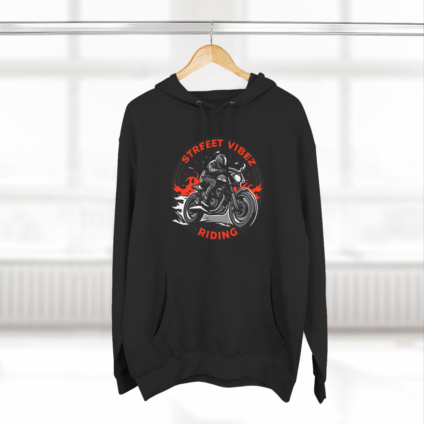 “Roadz” Three-Panel Fleece Hoodie