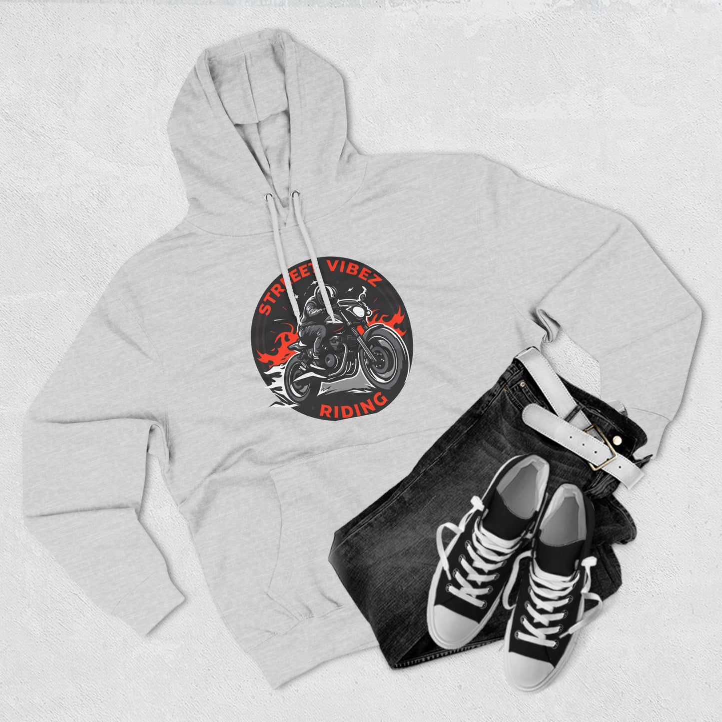 “Roadz” Three-Panel Fleece Hoodie