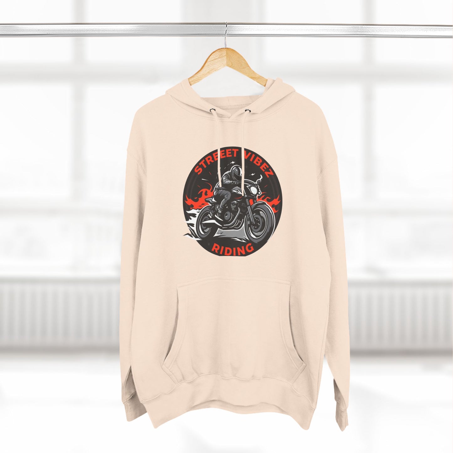 “Roadz” Three-Panel Fleece Hoodie