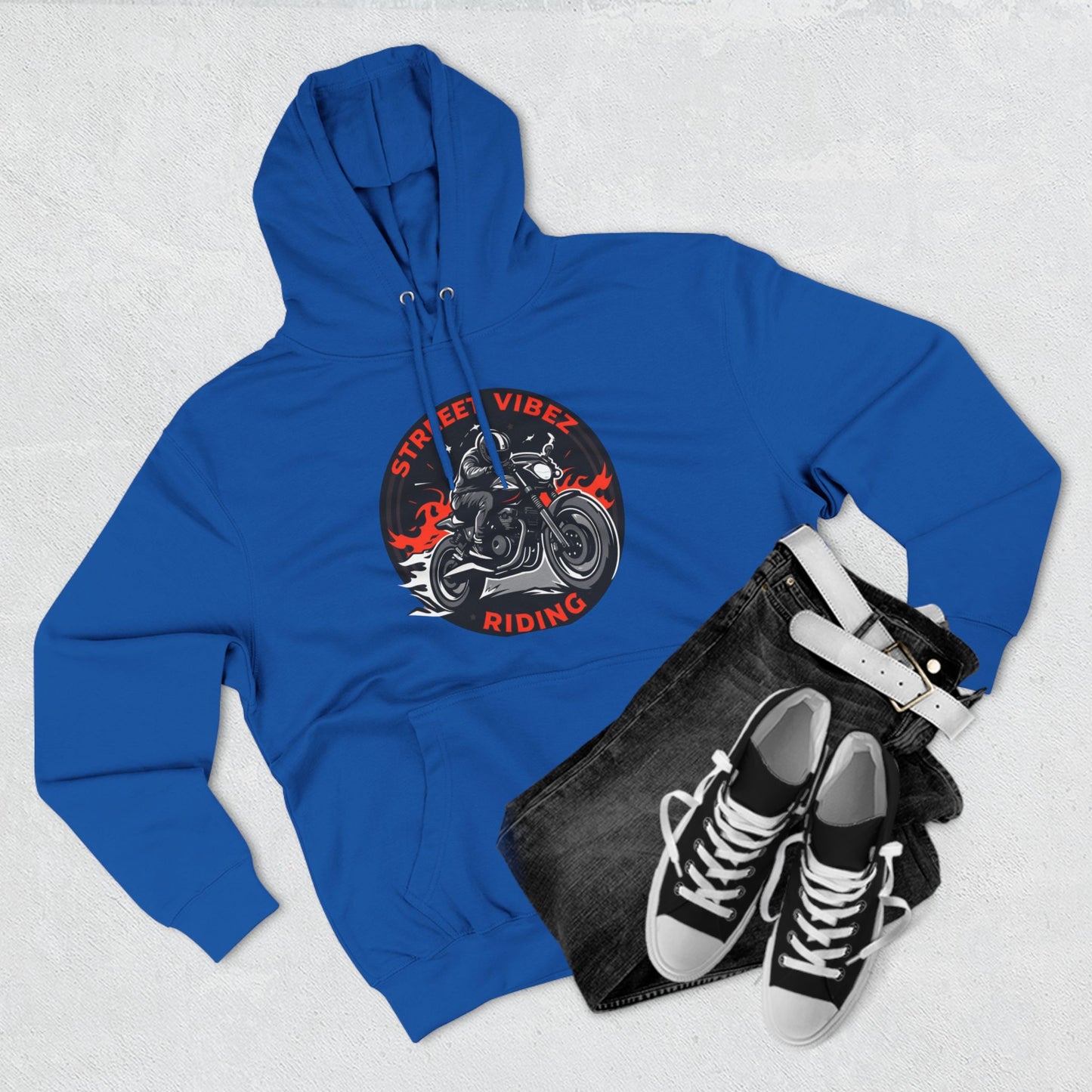 “Roadz” Three-Panel Fleece Hoodie