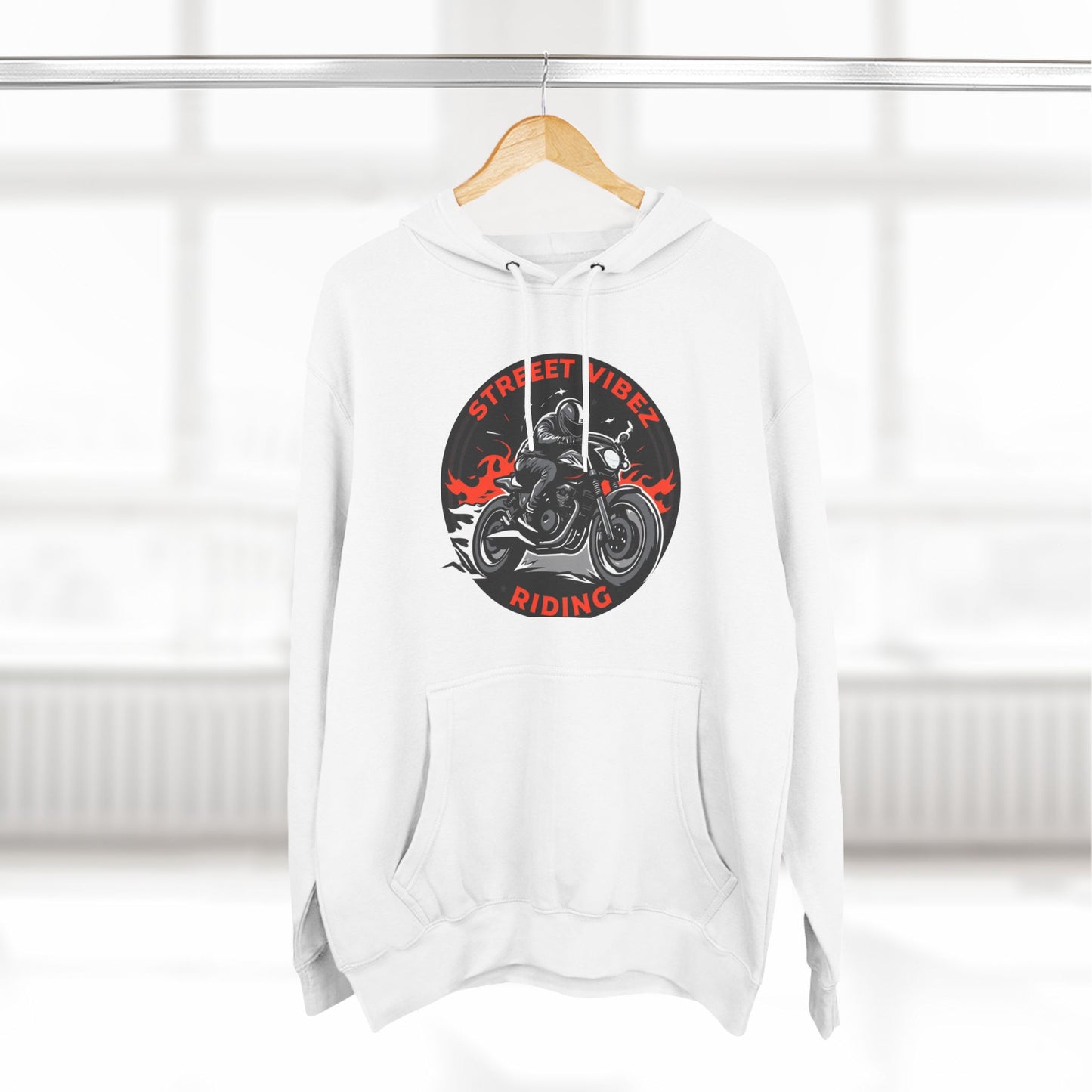 “Roadz” Three-Panel Fleece Hoodie