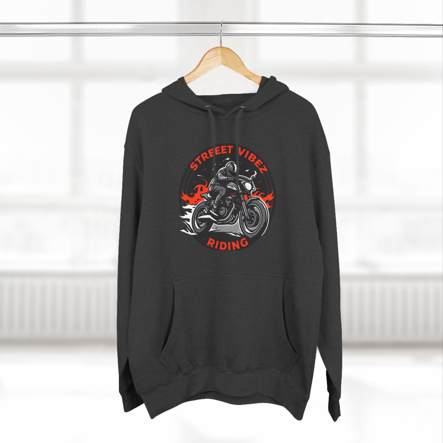 “Roadz” Three-Panel Fleece Hoodie