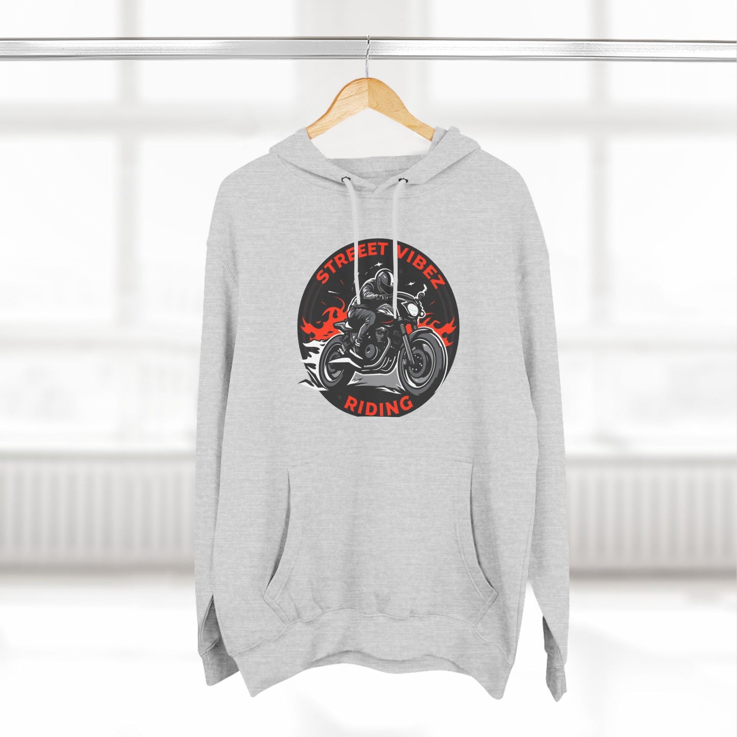 “Roadz” Three-Panel Fleece Hoodie