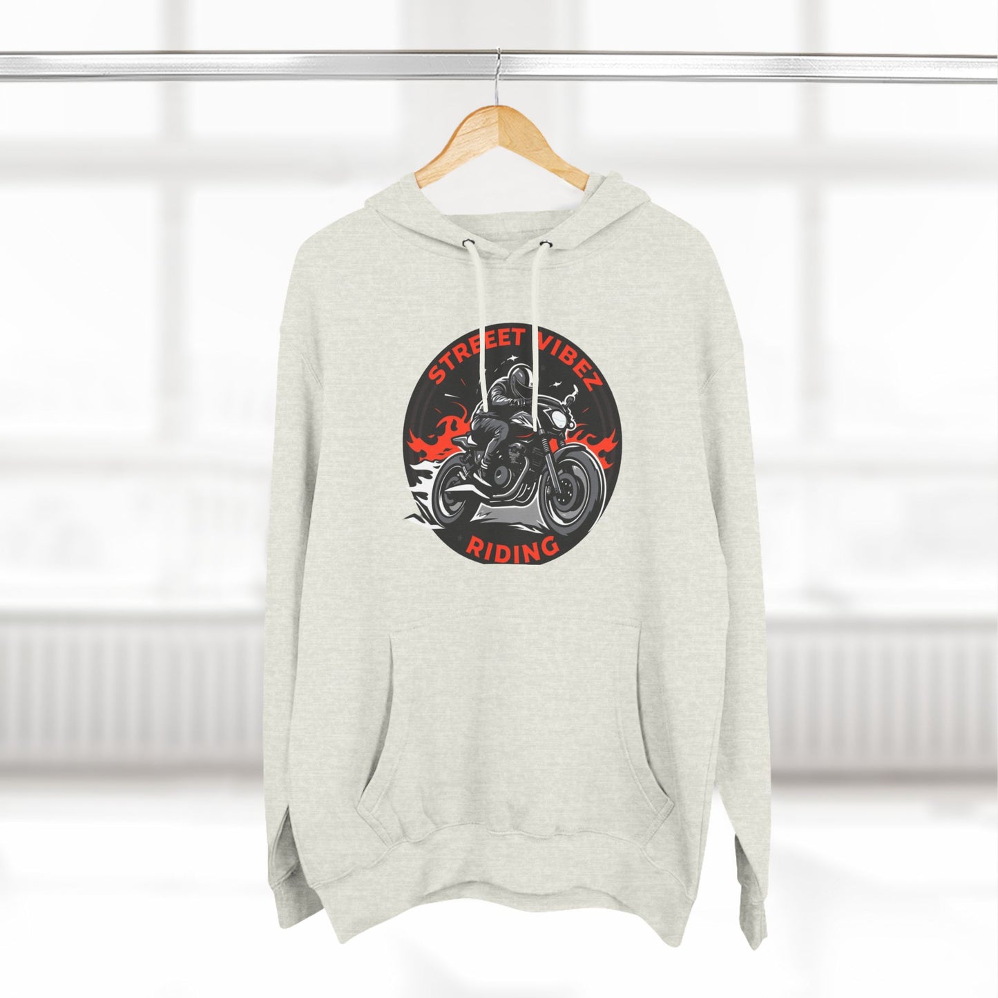 “Roadz” Three-Panel Fleece Hoodie