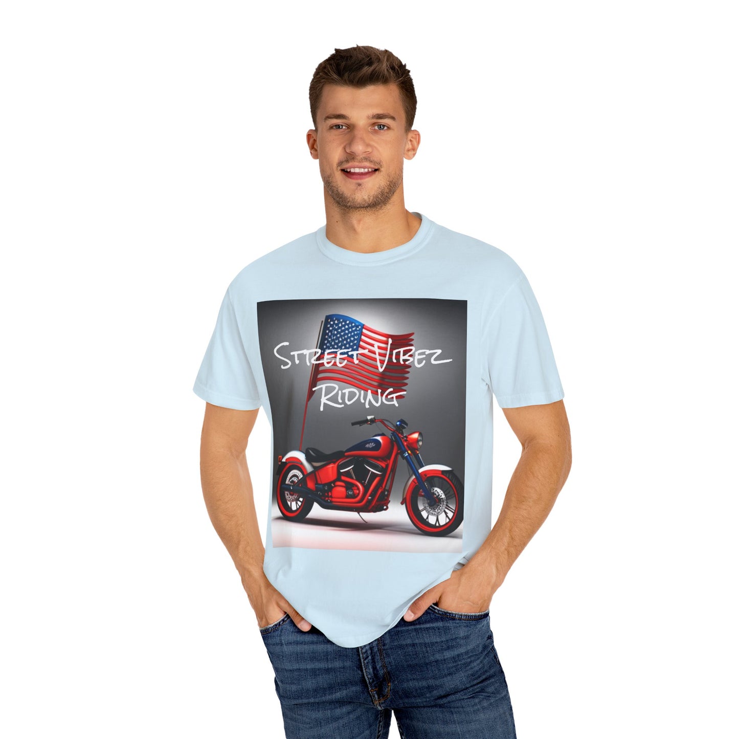 “4th” Unisex Garment-Dyed T-shirt