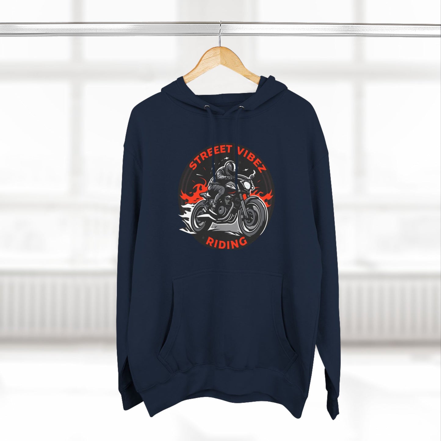 “Roadz” Three-Panel Fleece Hoodie