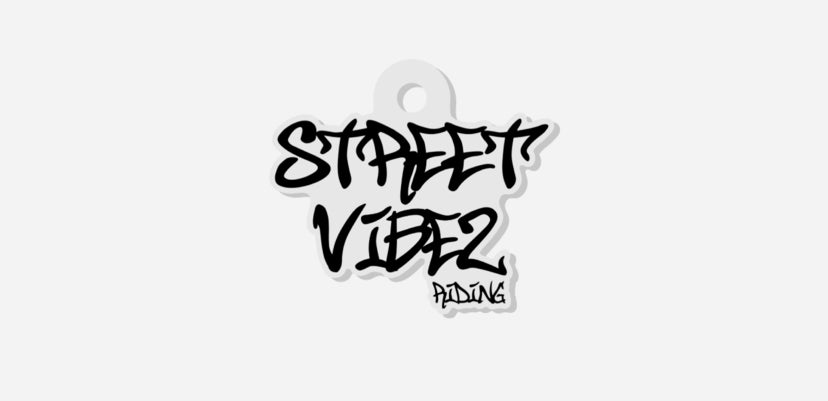 Street Vibez Riding Streetz Key Chain